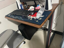 木藝生原创电脑桌台式家用办公书桌卧室电竞桌椅套装碳纤维竞技游戏桌子 高端玩家M9系黑胡桃25mm手工斜面 长80宽60高75cm 实拍图