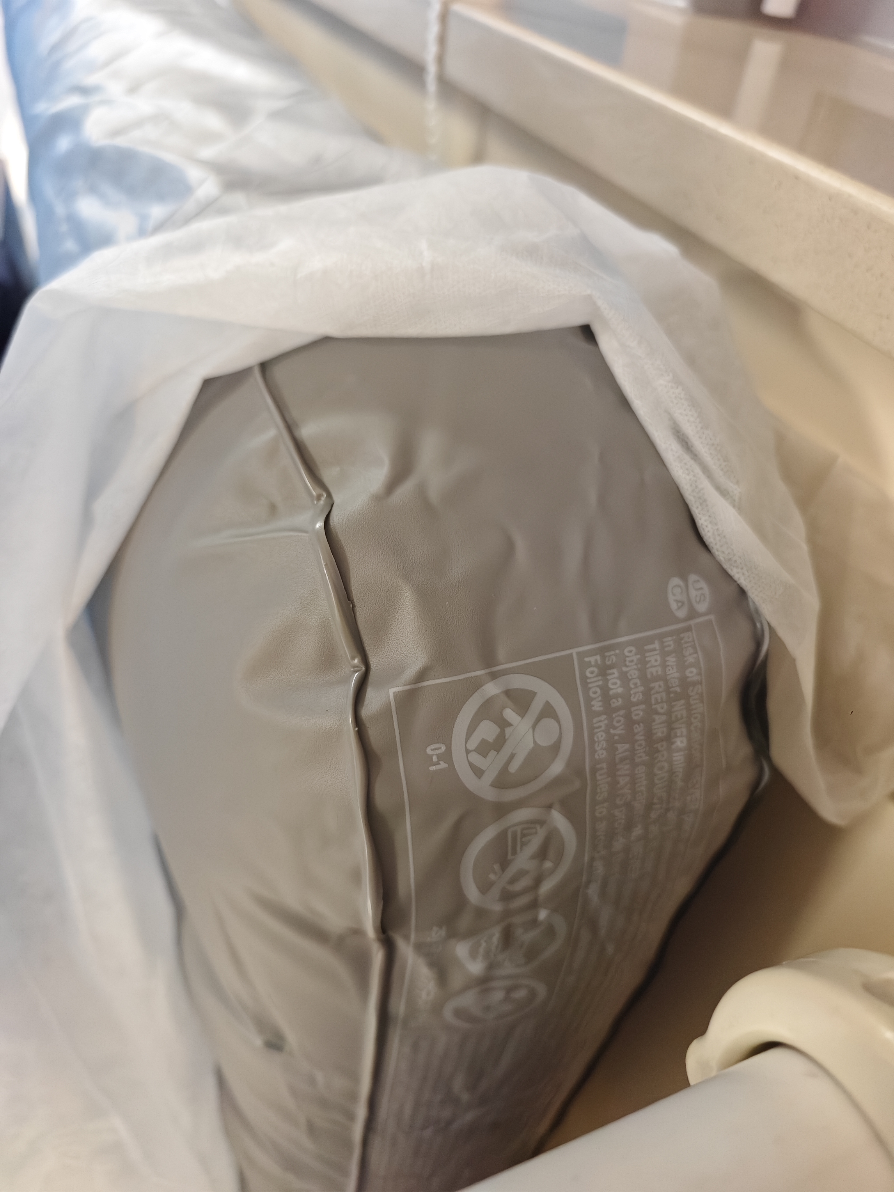 INTEX车载充气床垫防潮垫家用陪护午睡躺椅单人加大床垫露营户外64107 实拍图