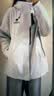 骆驼（CAMEL）【王俊凯同款】凯甲ICON冲锋衣女三合一羽绒服登山服 远山蓝，男款女生拍小1尺码，A35CAFO193 抓绒内胆 M 实拍图