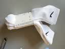 耐克（NIKE）正品NIKE耐克袜子纯棉男女跑步运动篮球袜中长筒四季款透气毛巾底 四季款--中筒（白色6双） M码（38-42鞋码） 实拍图