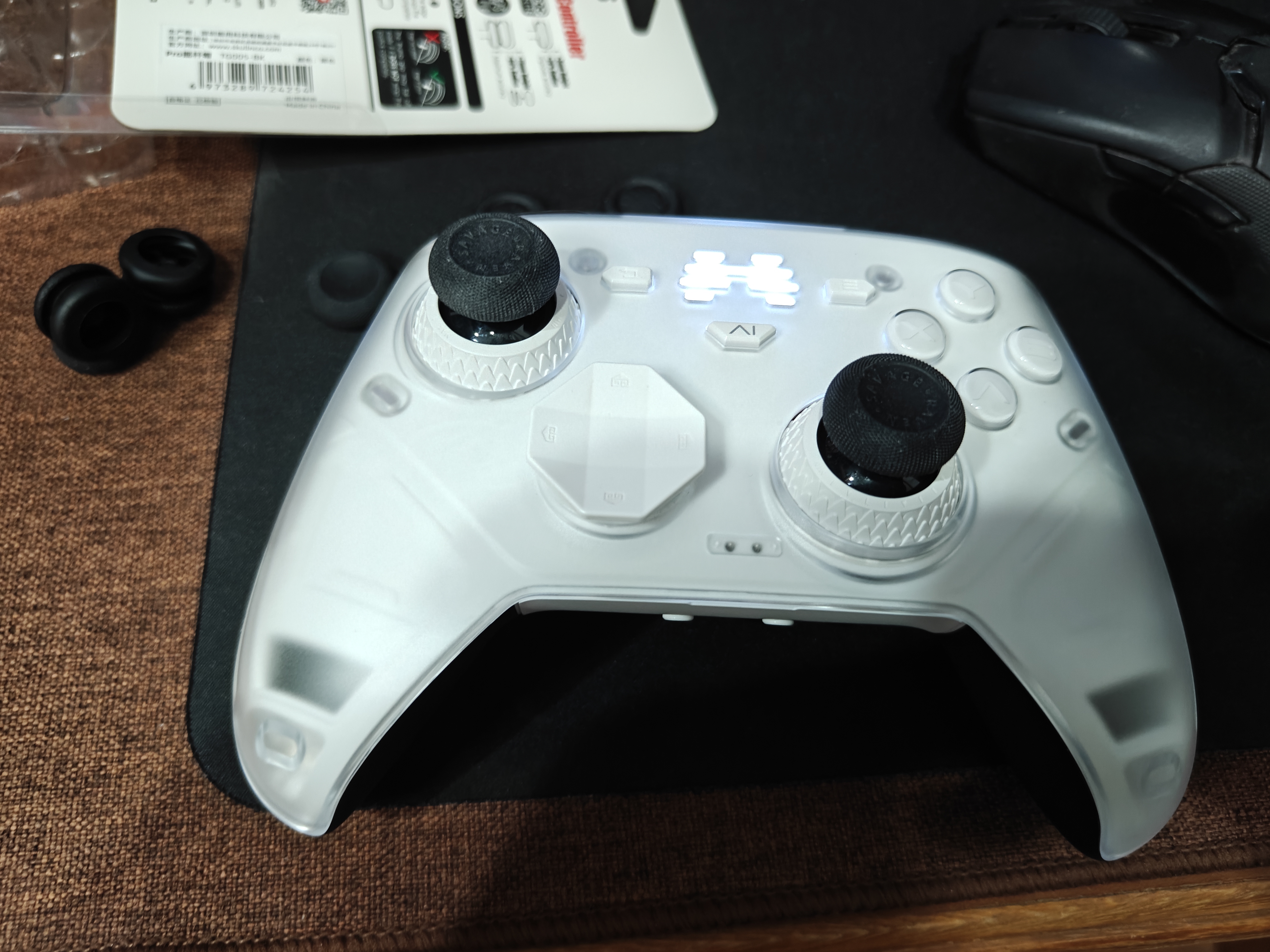 Skull & Co. PS5/PS4/NSPro手柄摇杆帽三对 吃鸡神器 防滑防汗防磨损提高操控 skullco 骷髅雾鸦 Savage Raven 黑色 实拍图