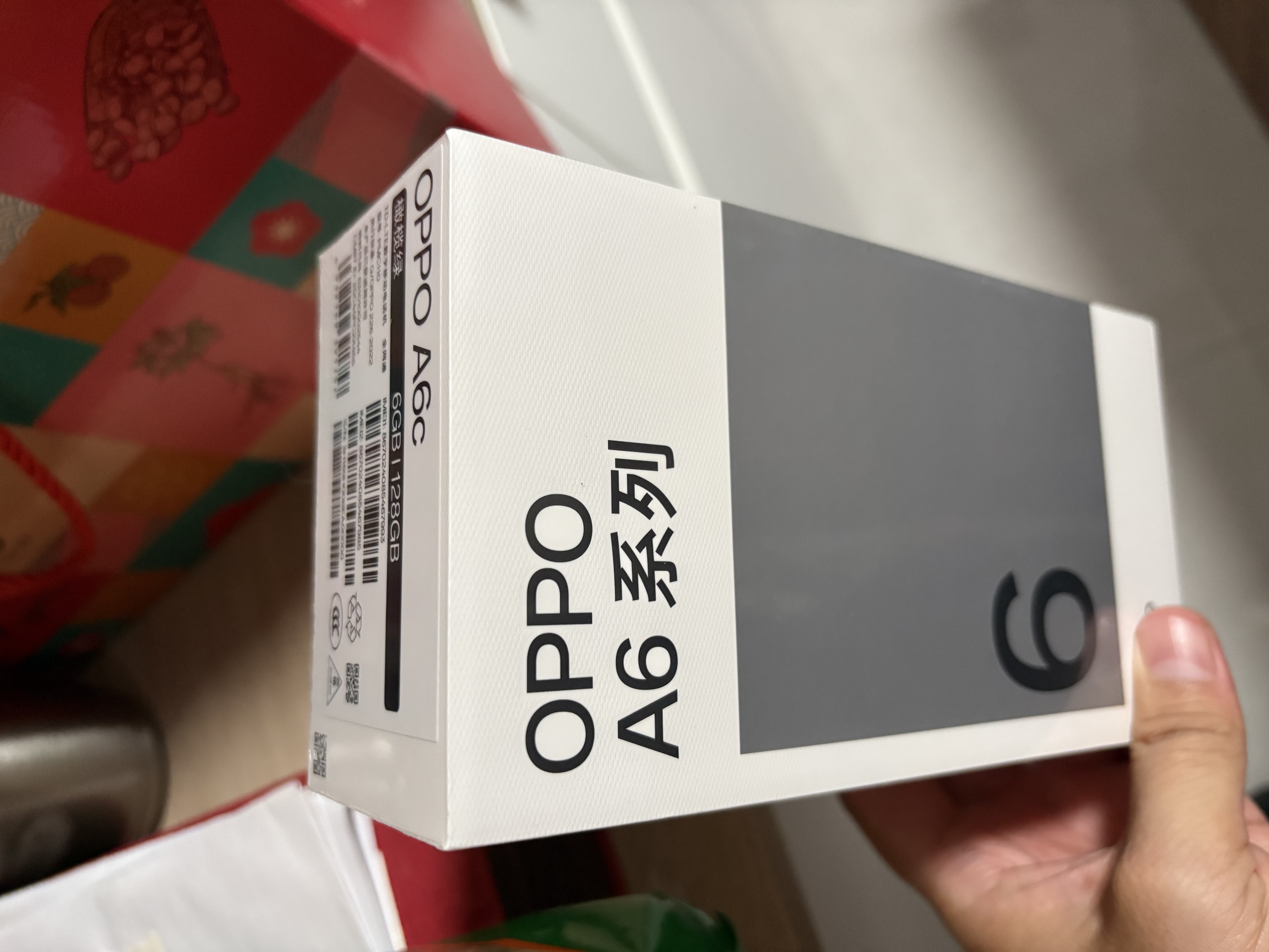 OPPO A6c 6GB+128GB 橄榄绿 6500mAh耐用大电池 IP64级生活防水 老年智能 自营旗舰店4G手机 国家补贴 实拍图