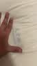 红豆乳胶枕头护颈椎枕芯助睡眠专用一对天然橡胶成人枕芯宿舍学生单人 太空舱-灰边【中枕】 48*74cm【单只装】 实拍图