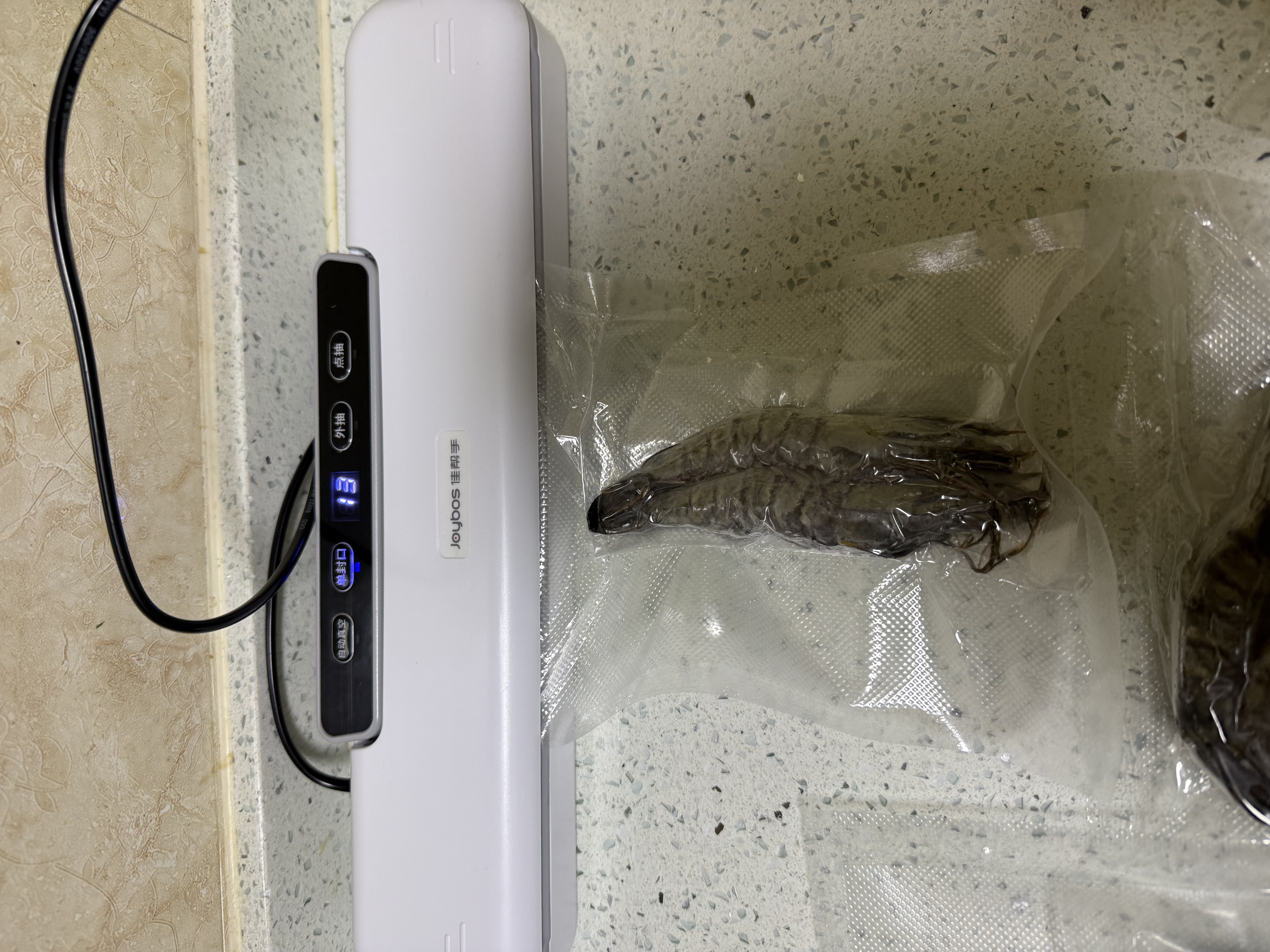 佳帮手真空封口机家用全自动食品打包塑封包装机腊肉腊肠真空压缩神器 实拍图