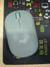 罗技（Logitech）M221 轻音鼠标 无线鼠标 办公鼠标 对称鼠标 带无线微型接收器 薄荷绿 实拍图