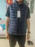 雪中飞秋冬新款男式轻薄羽绒服马甲基础男士短款羽绒秋马甲 黑夜蓝|5906 L 175/96A 实拍图