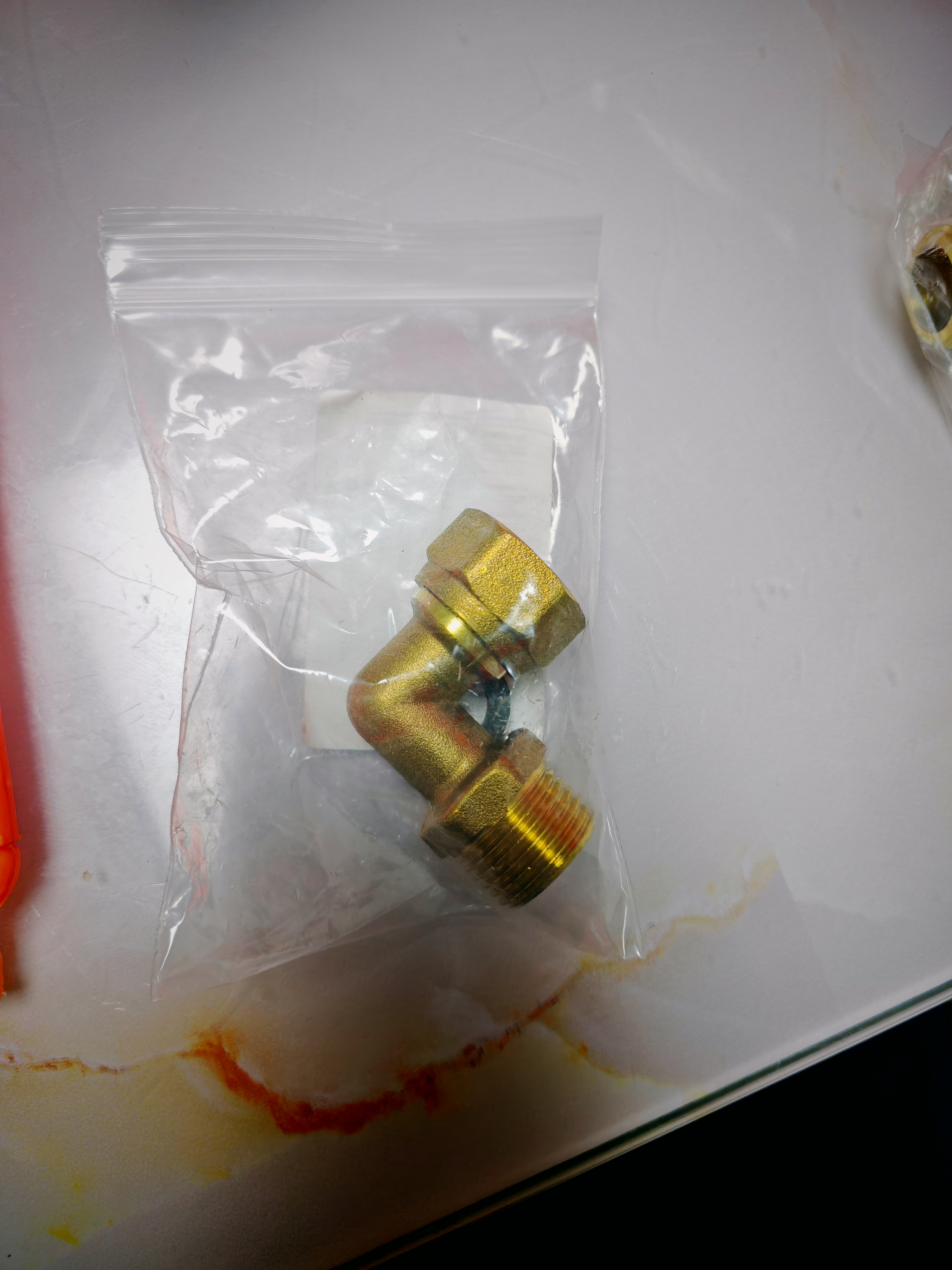 沃华斯顿铜弯头内外丝活接转接头进水管弯头配件 铜弯头4分内外丝活接 实拍图