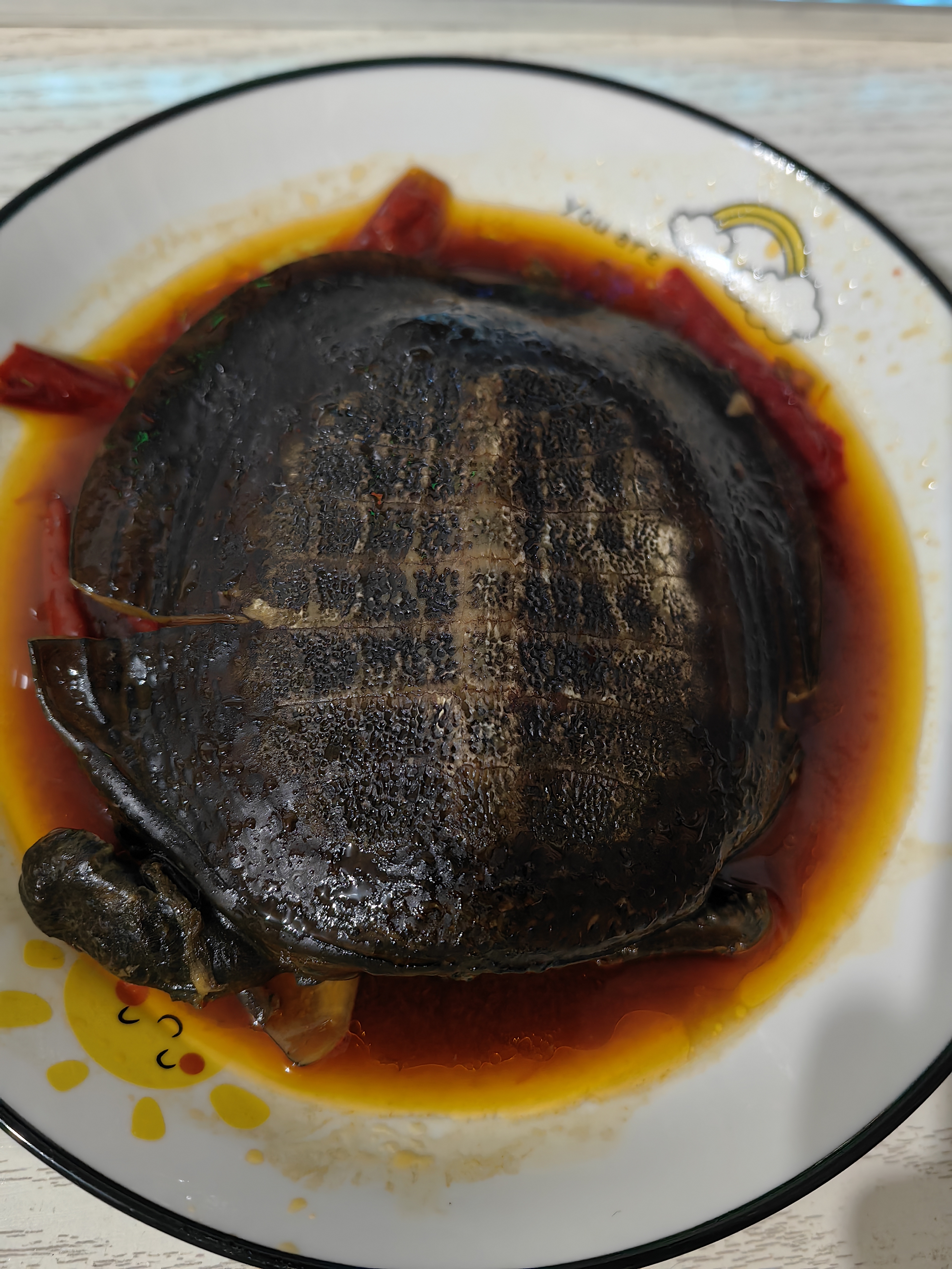 肴师傅麻辣卤甲鱼200g*2只装 麻辣鲜香整只加热即食熟食手撕卤味私房菜 实拍图