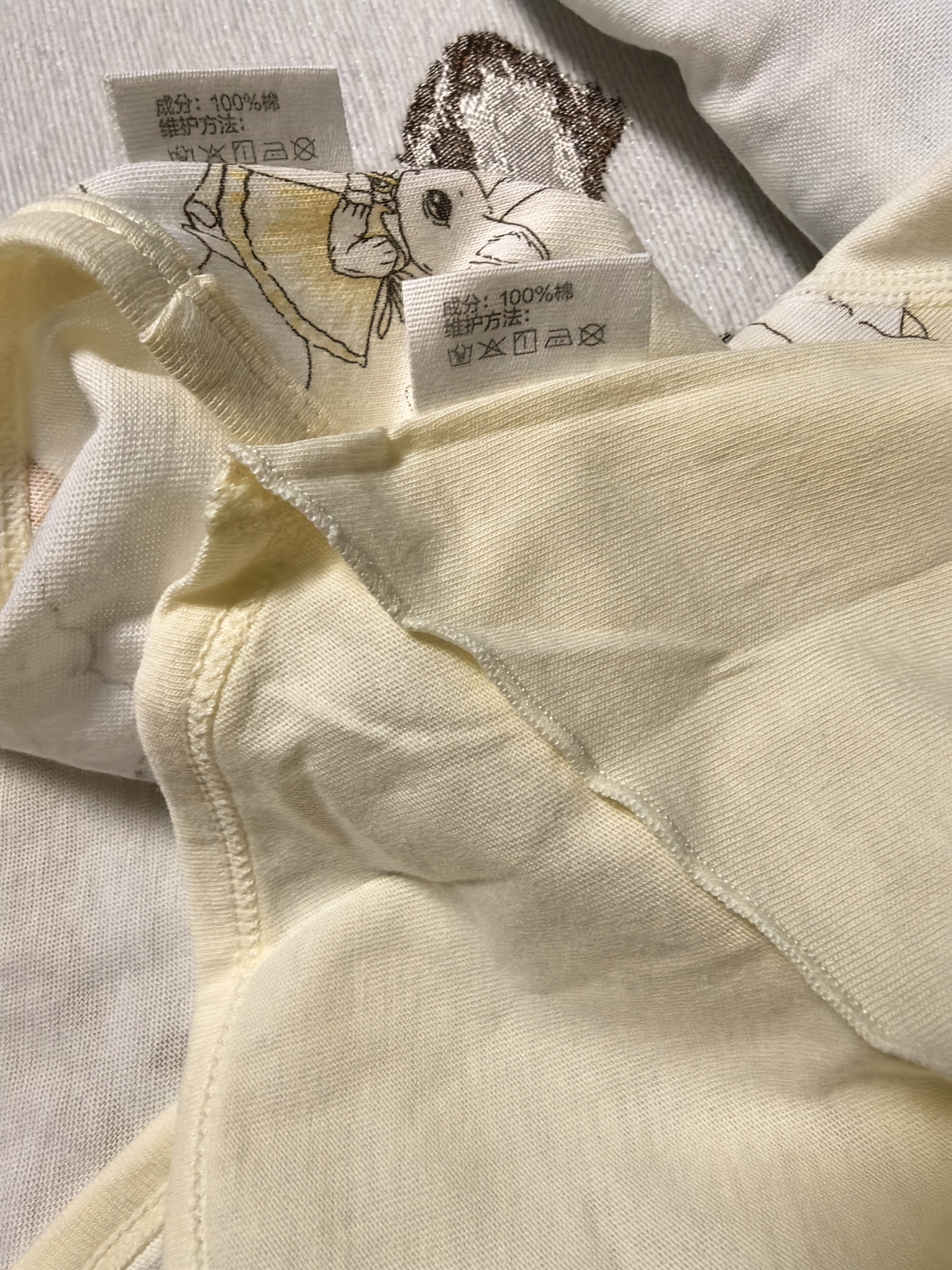 全棉时代婴儿衣服新生儿半背衣无骨纯棉宝宝和尚服针织护肚上衣四季长袖 实拍图