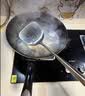 COOKSS304不锈钢锅铲炒菜铁铲子实木花梨木煎铲铸铁锅炒菜专用【加长】 实拍图