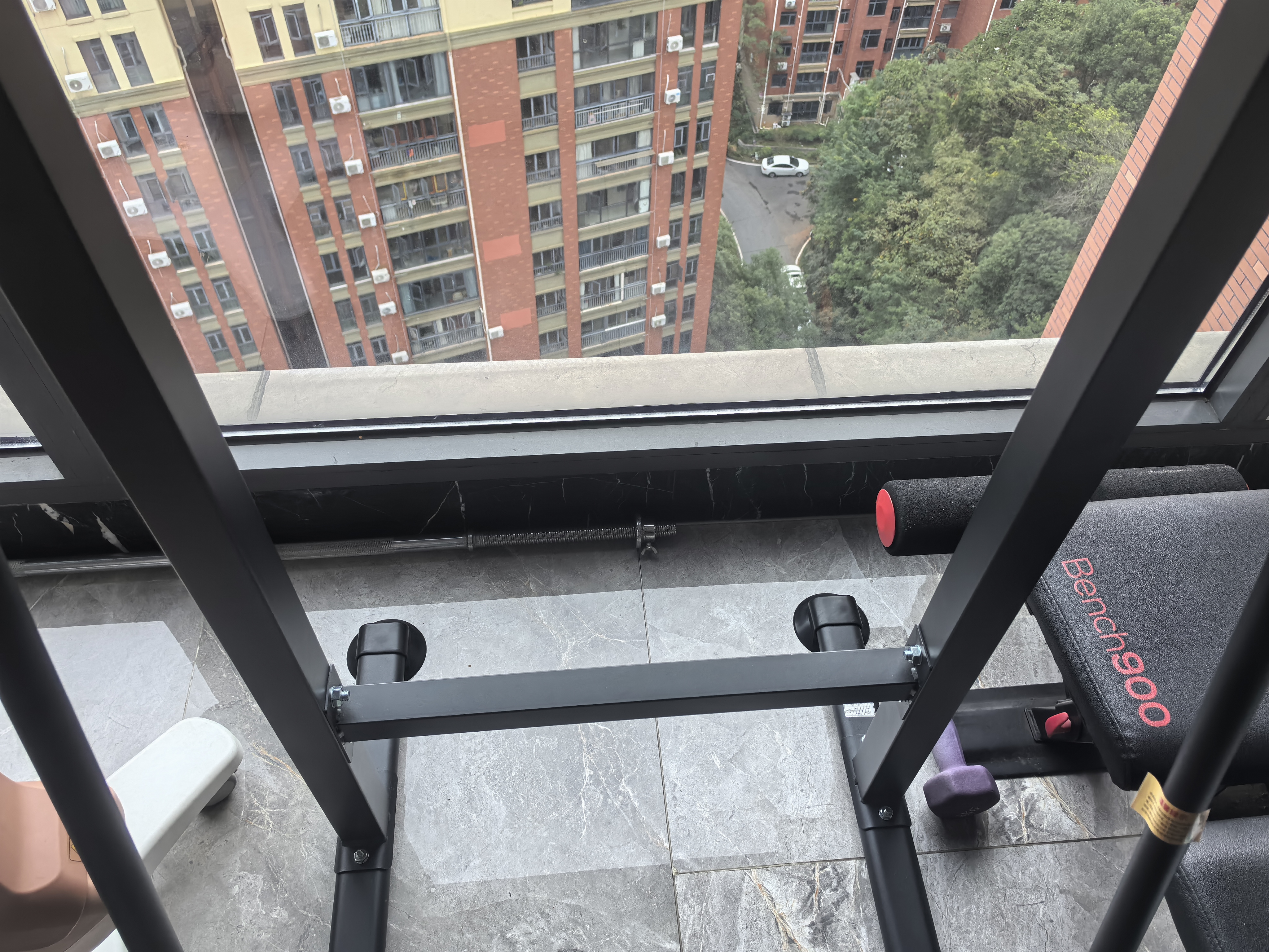 京东京造综合立式单杠 家用引体向上杆家用健身器材9档高度 600斤承重 实拍图
