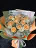 艾斯维娜鲜花速递11朵玫瑰花束送女友生日礼物全国同城配送 11朵香槟玫瑰花束-推荐款 实拍图