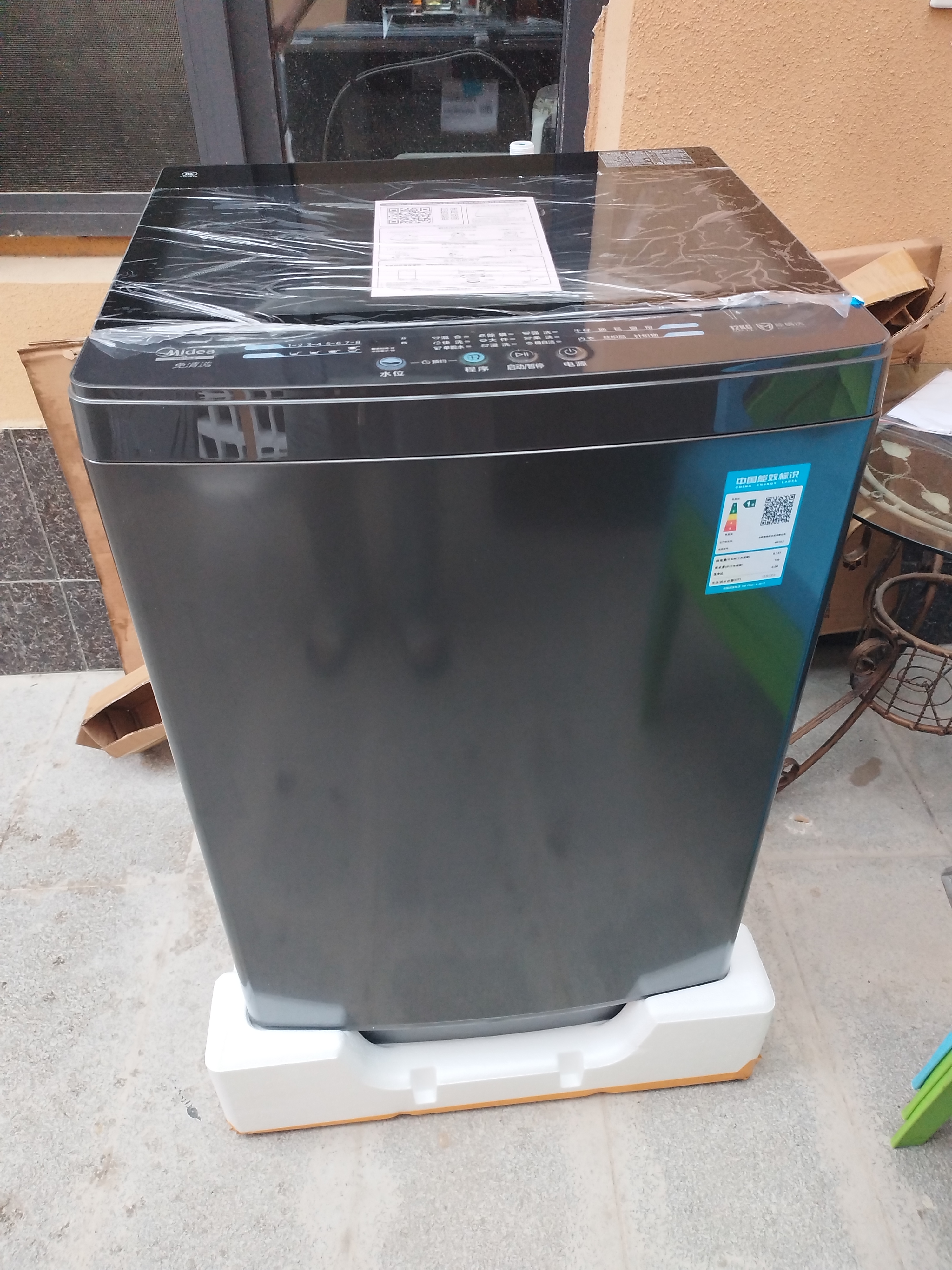 美的（Midea）波轮洗衣机10/12/15公斤全自动家用大容量租房送老人水电双宽 免利清洗 健康除螨以旧换新补贴 升级一级能效丨除螨洗L2 波轮 12kg 实拍图