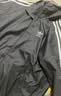 adidas复古风休闲梭织立领夹克早秋外套男女阿迪达斯官方三叶草   深灰   S 实拍图