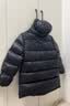 保姆鹅 【风墙】儿童羽绒服宝宝中长款护脸厚款外套保暖童装[NG2664] 炭黑 150 实拍图