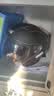 坦克（Tanked Racing）T536摩托车头盔半盔3C男女士四季防晒电动车安全帽 亚黑 洛克 XXL 实拍图