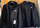 北面（The North Face）三合一冲锋衣外套男硬壳防水防风抓绒内胆连帽 JK3/黑色 XXL 实拍图