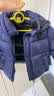 保姆鹅 儿童羽绒服宝宝短款加厚白鸭绒外套男童女童保暖防风冬[NG2637] 海军蓝 100 实拍图