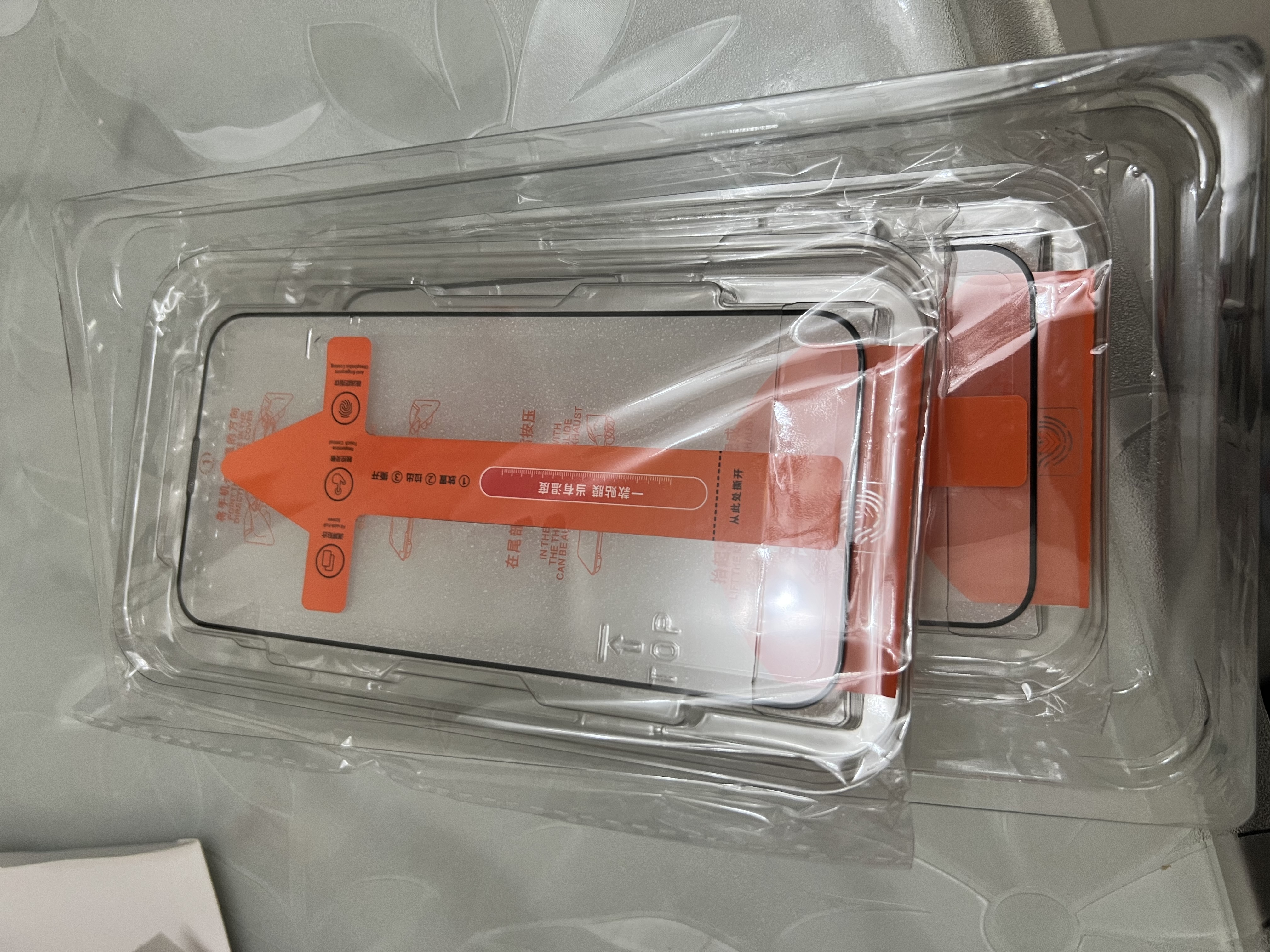 Smorss【秒贴2片装】适用苹果iPhone13/13pro/14钢化膜手机膜高清无尘仓秒贴膜防摔抗指纹全屏覆盖 实拍图