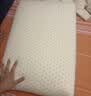 MUJI[自营限定]乳胶枕 天然乳胶枕头透气高回弹枕芯白色60×40×10cm 实拍图