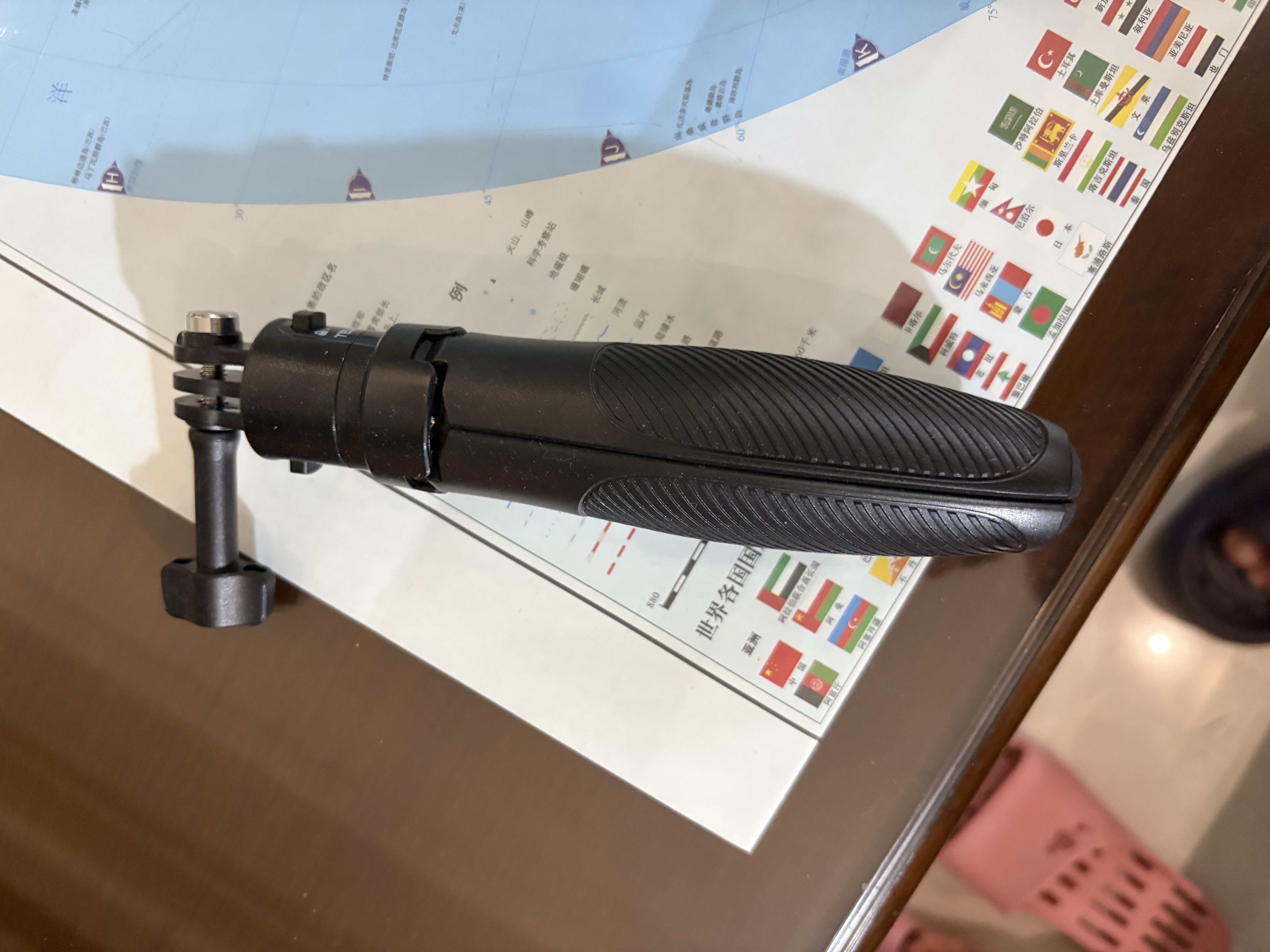 TELESIN(泰迅)快拆迷你自拍杆大疆action4/5pro/6三脚架nano自拍杆gopro运动相配件acepro2手持杆三脚架 实拍图