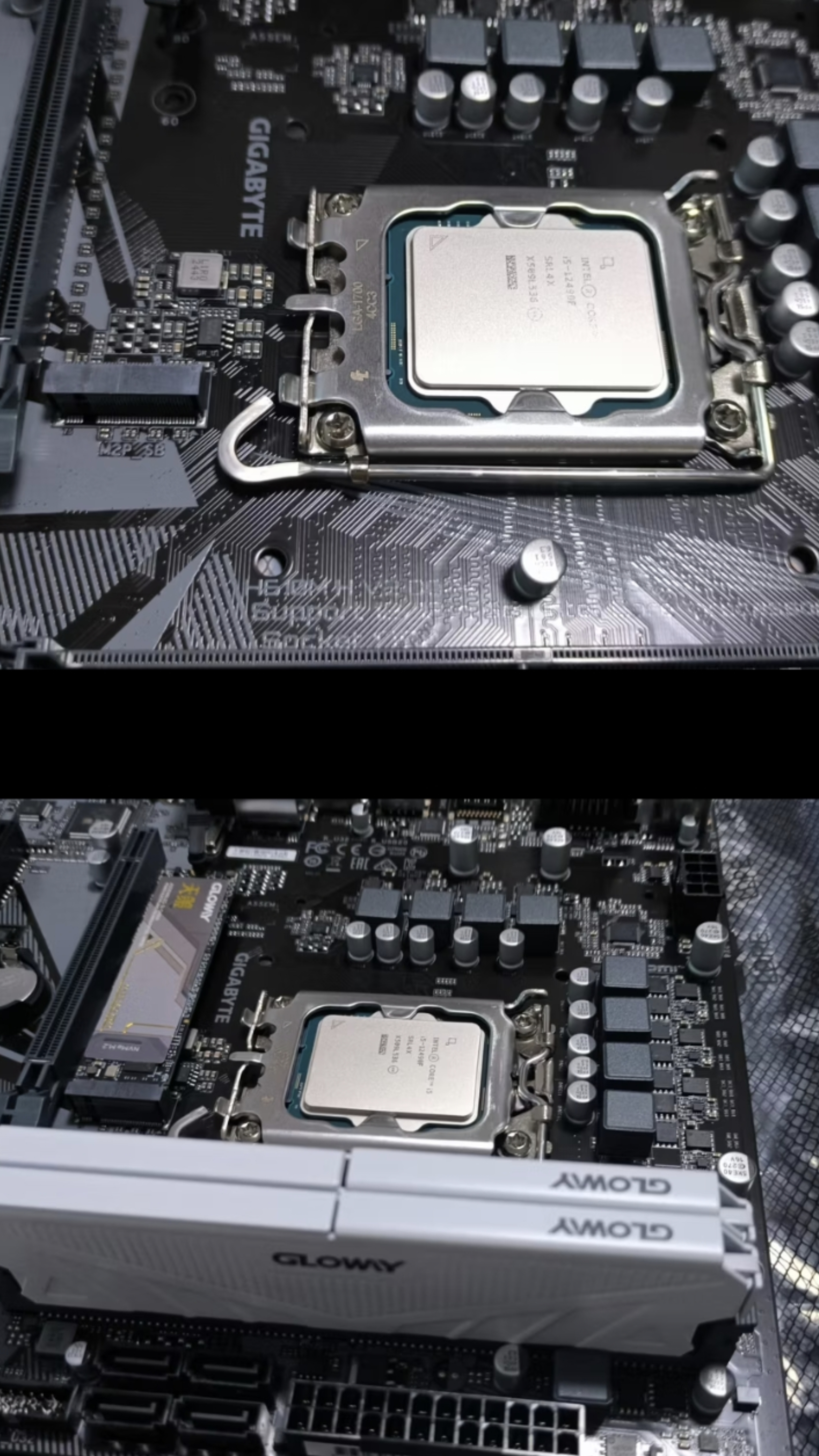 技嘉主板CPU套装超耐久H610M H V2 DDR4+i5-12490F 板U套装 实拍图