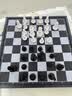 友邦（UB） 国际象棋黑白色磁性可折叠便携培训教学用棋露营(中号) 实拍图