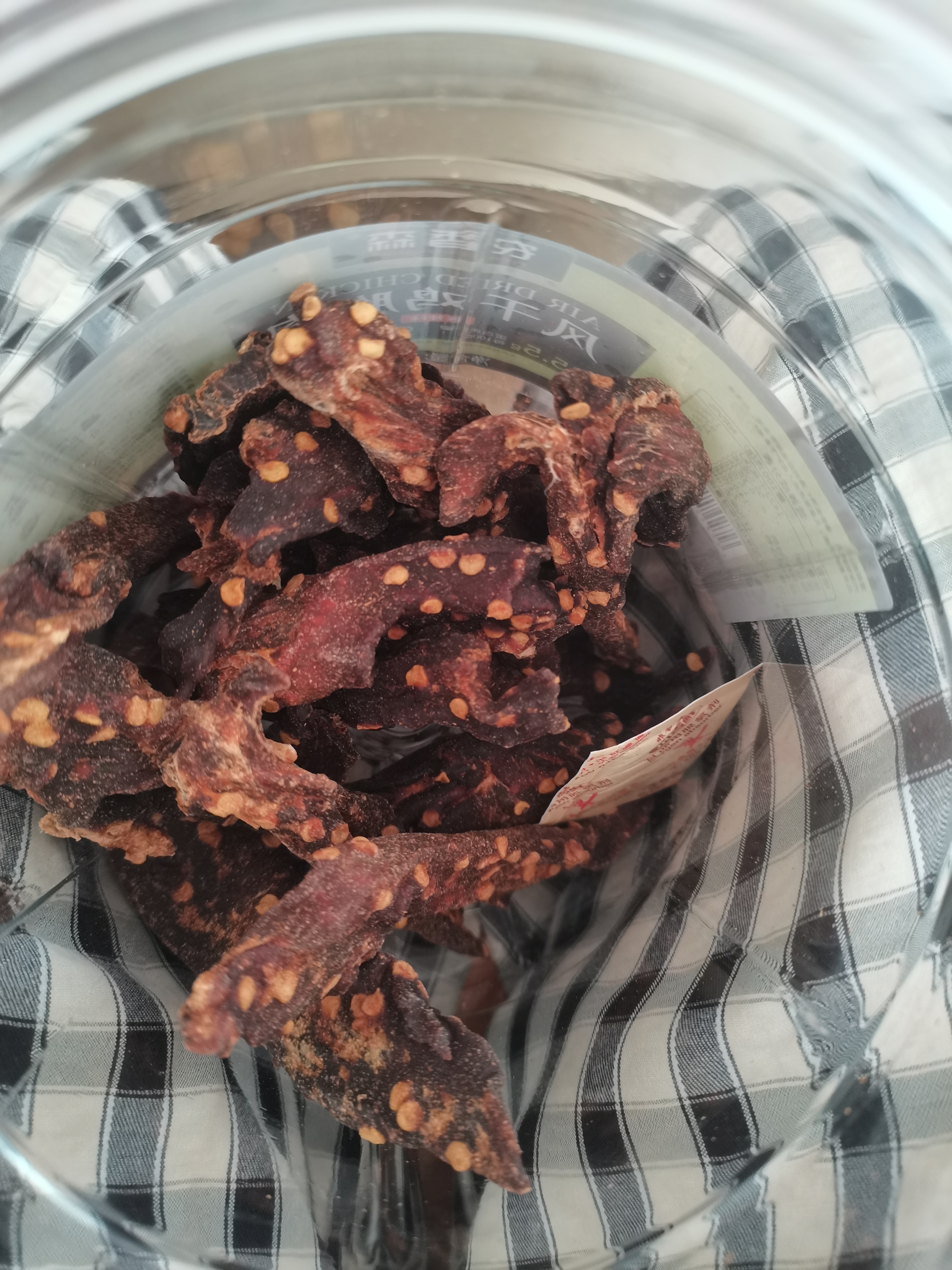 农香森麻辣风干鸡胸肉干罐装500g即食减脂健身代餐休闲零食健康解馋小吃 实拍图