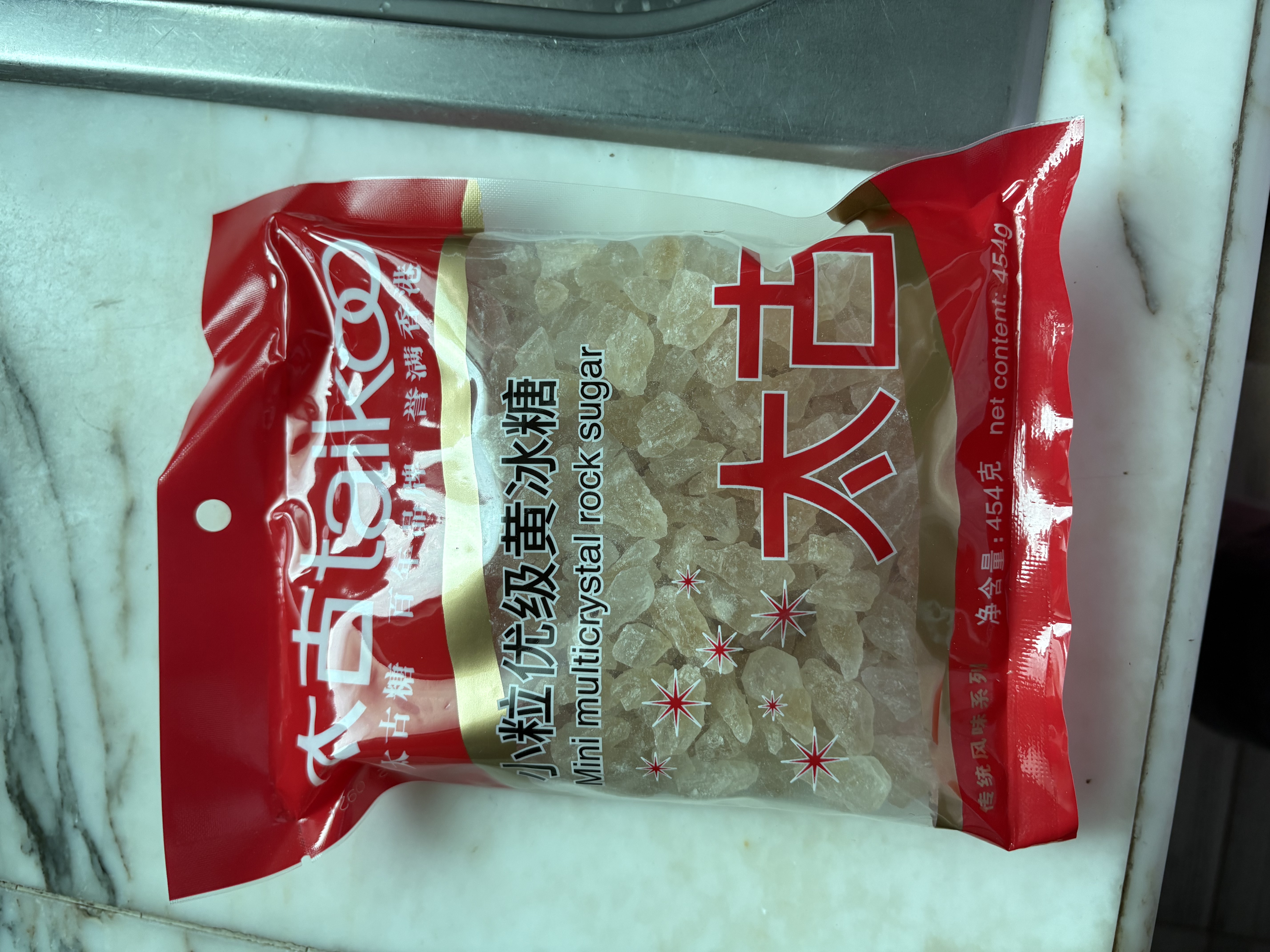 太古冰糖454g【优级小粒黄冰糖】老冰糖雪梨煲汤小颗粒黄糖烘焙炖汤 实拍图