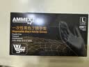 爱马斯（AMMEX）一次性手套丁腈100只大号加厚耐用防水实验室防护厨房黑色手套 实拍图