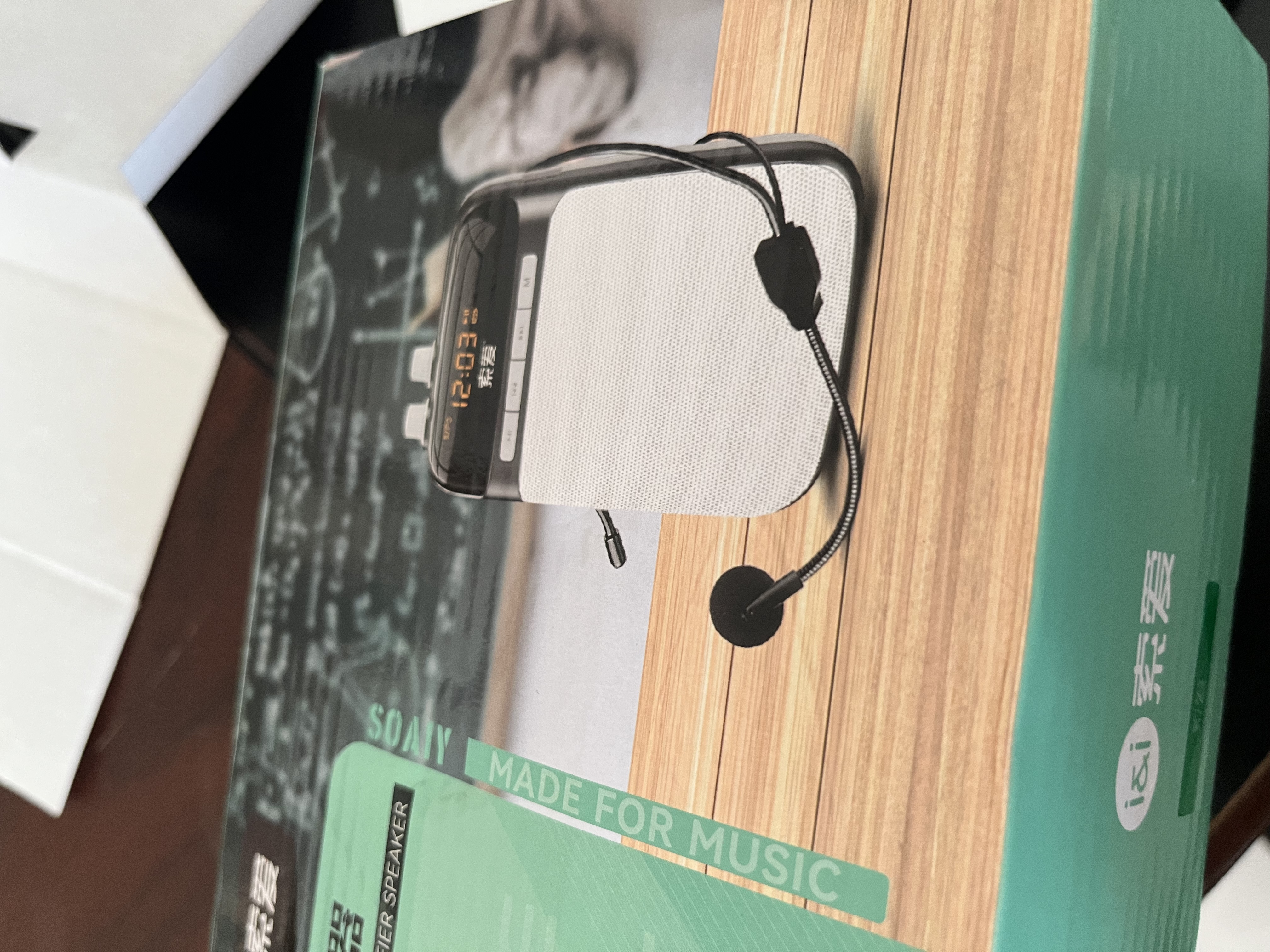 索爱（soaiy）S318小蜜蜂扩音器教师专用蓝牙音箱音响老师教学讲课喇叭腰挂麦克风导游便携式喊话礼物TF卡U盘 黑 实拍图