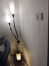 煜尚 茶几落地灯创意简约现代客厅卧室床头置物装饰沙发旁边几立式阅读灯 8012A黑色+7瓦遥控 晒单实拍图