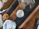 京东京造 茶盘茶托 带排水仿乌金石胡蓦山桃纹中号功夫茶台储水单盘干泡 实拍图