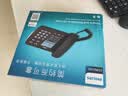 飞利浦（PHILIPS）录音电话机 固定座机  办公家用 自动 手动录音 16G存储卡 放音密码保护 CORD165 (白色) 实拍图