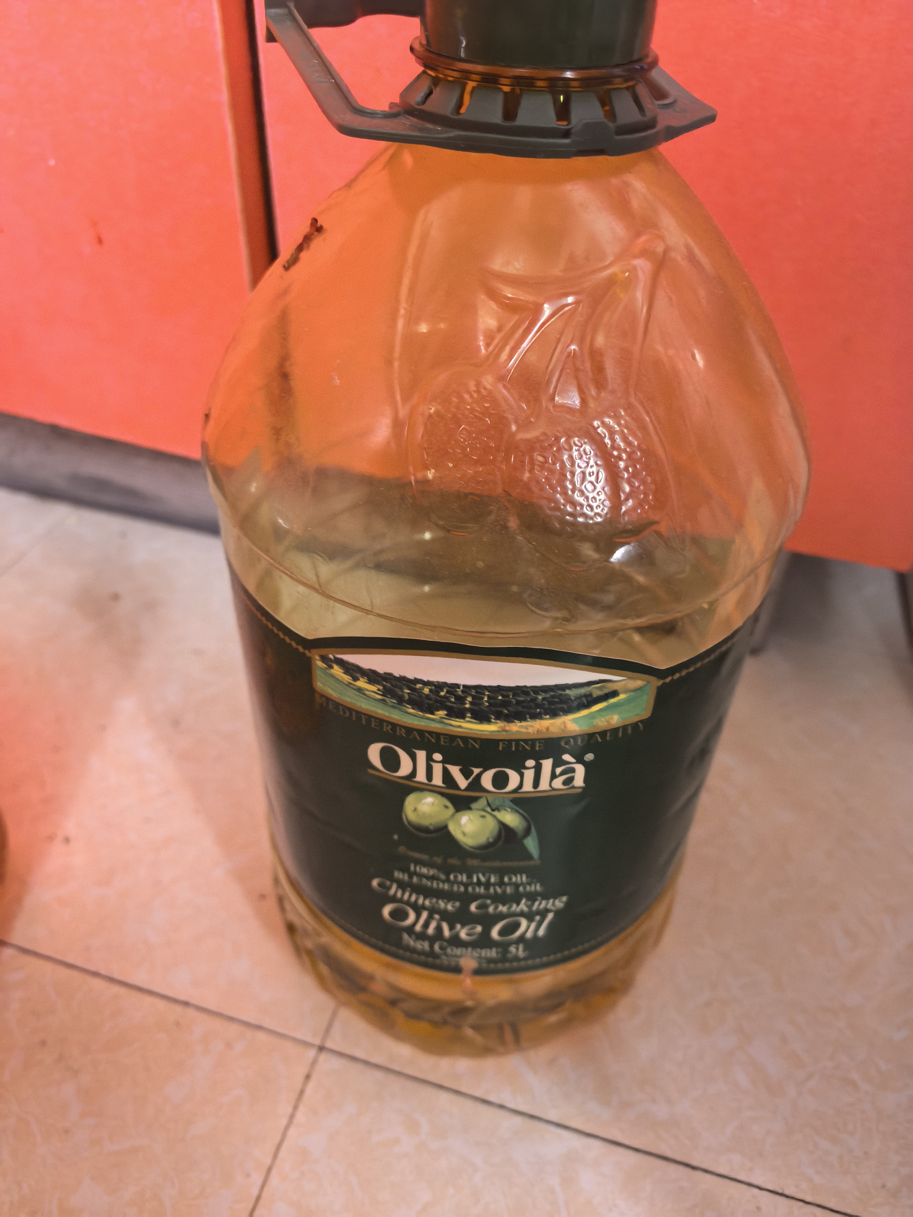 欧丽薇兰Olivoila【保真橄榄油】食用油 中餐专用橄榄油 压榨纯正橄榄油5L 实拍图