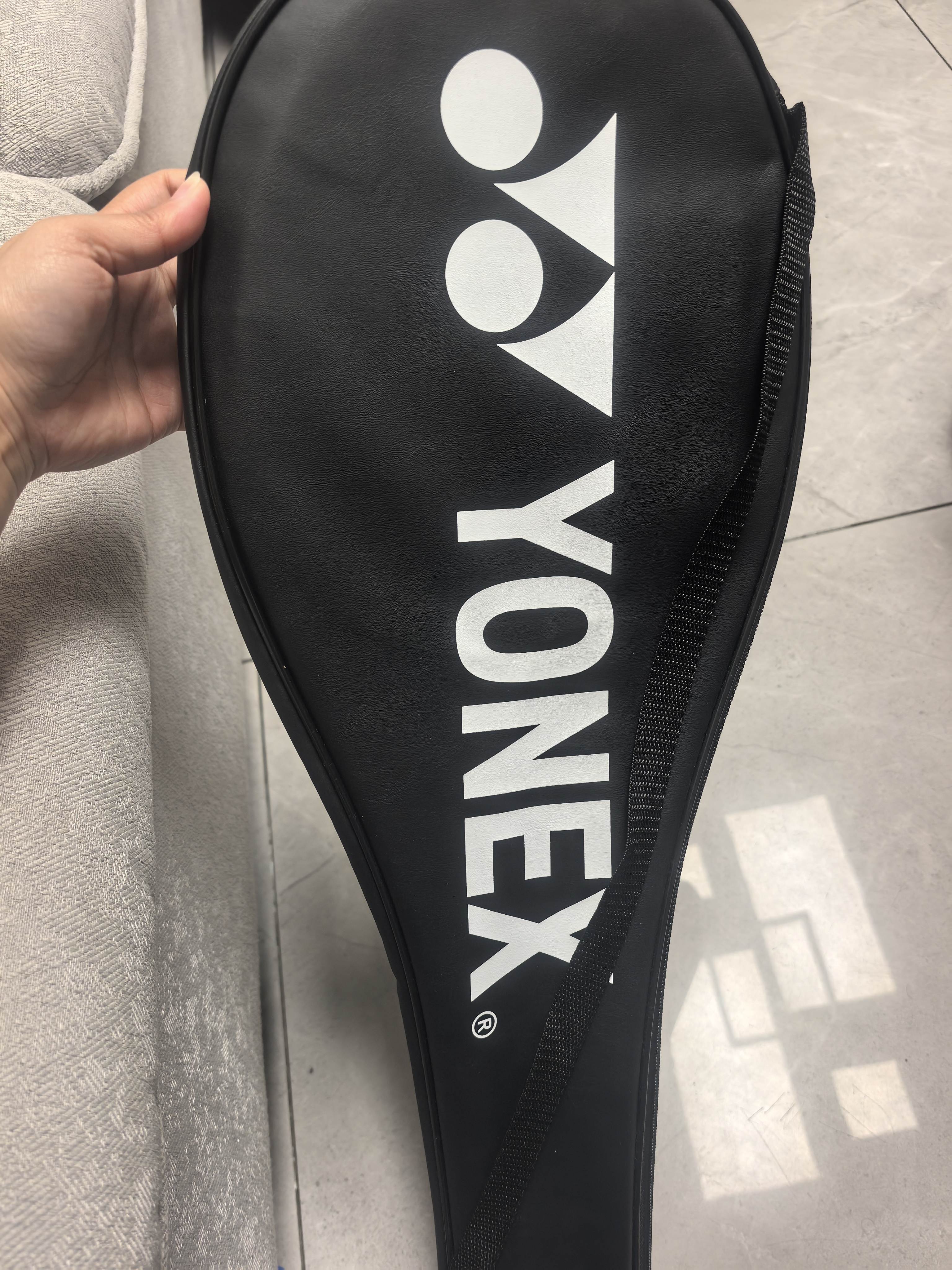 尤尼克斯（YONEX）羽毛球拍全碳素进攻单拍天斧5U轻量AXCSSL白金升级已穿线附手胶 实拍图