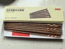 京东京造 筷子 家用食品接触级餐具鸡翅木日式分餐筷【整木实芯】6双装 实拍图