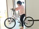 京东京造行云儿童自行车6-12岁自行车学生男女孩20寸落樱粉 实拍图