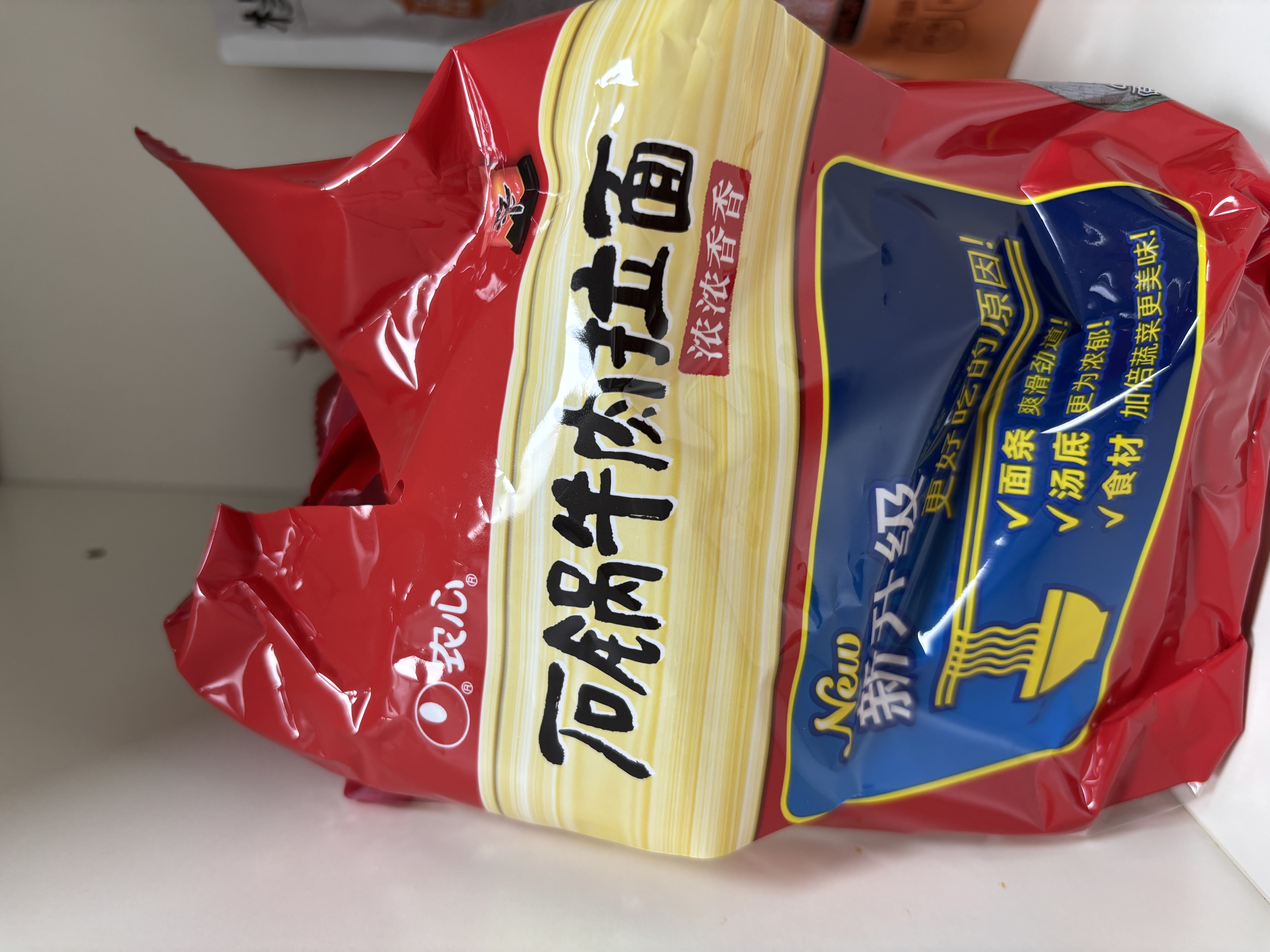 农心石锅牛肉拉面 袋面五连包 120g*5包方便面夜宵泡面速食 实拍图