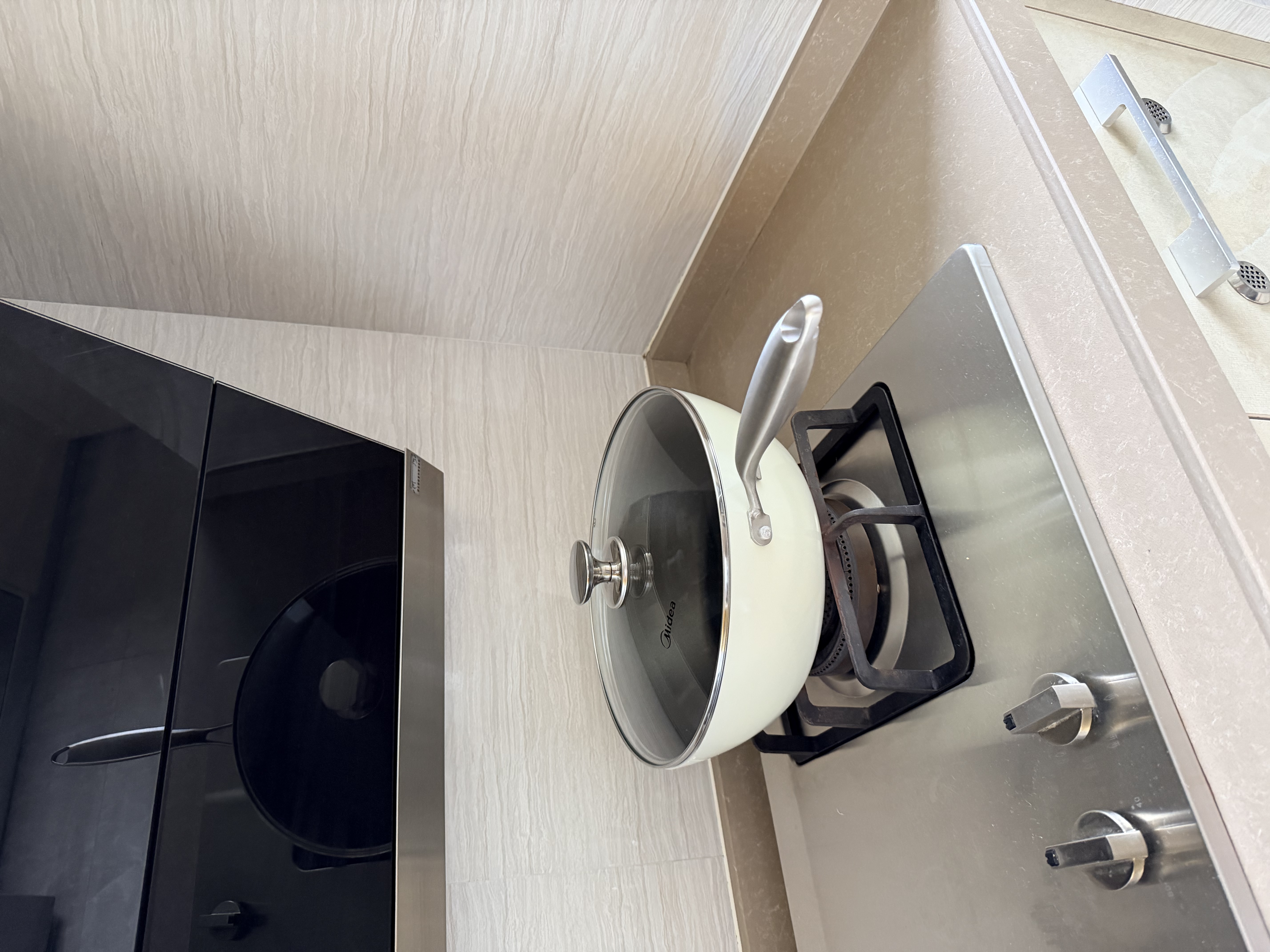 美的（Midea）不粘锅炒锅真有钛炒锅不粘锅炒菜锅钛炒锅30cm平底锅煎锅磁炉通用 实拍图
