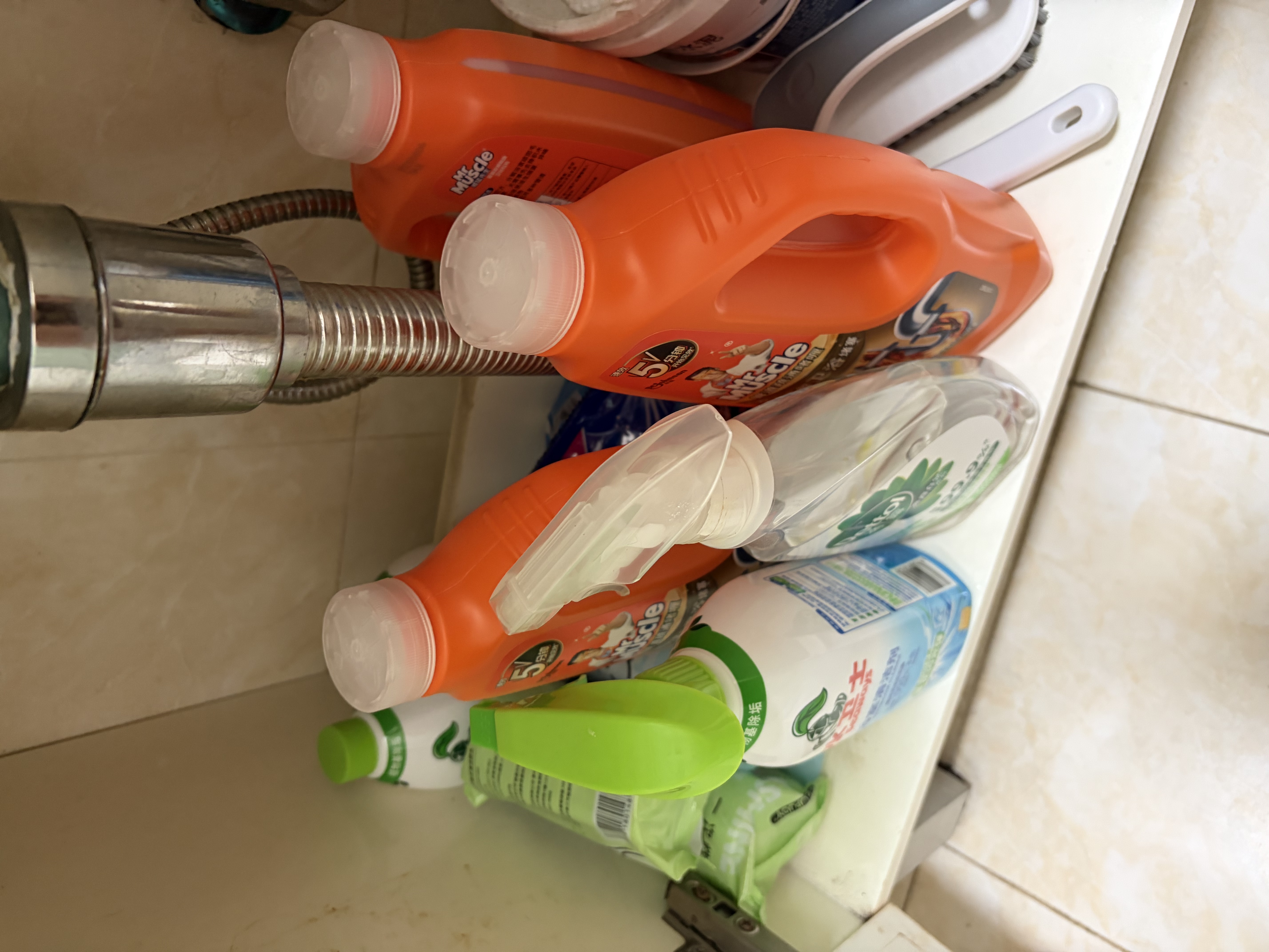 威猛先生（Mr Muscle）管道疏通啫喱 960ml*3瓶卫浴下水道疏通剂 厕所管道疏通 实拍图
