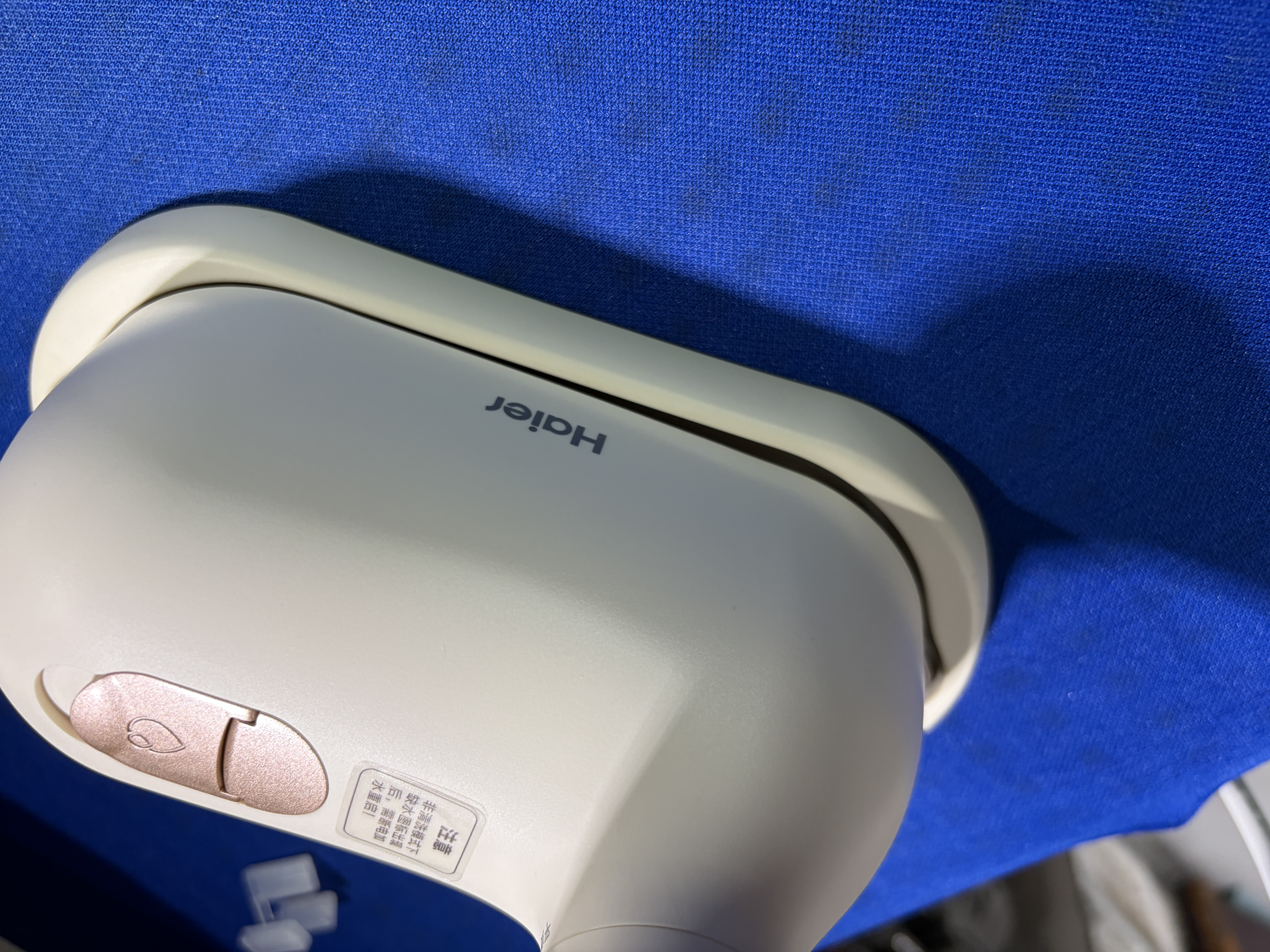 海尔（Haier）【新品】方糖系列大面板手持挂烫机72g/min升级爆炸增压蒸汽120ml可视水箱家用折叠拼豆YM1502Pro 实拍图
