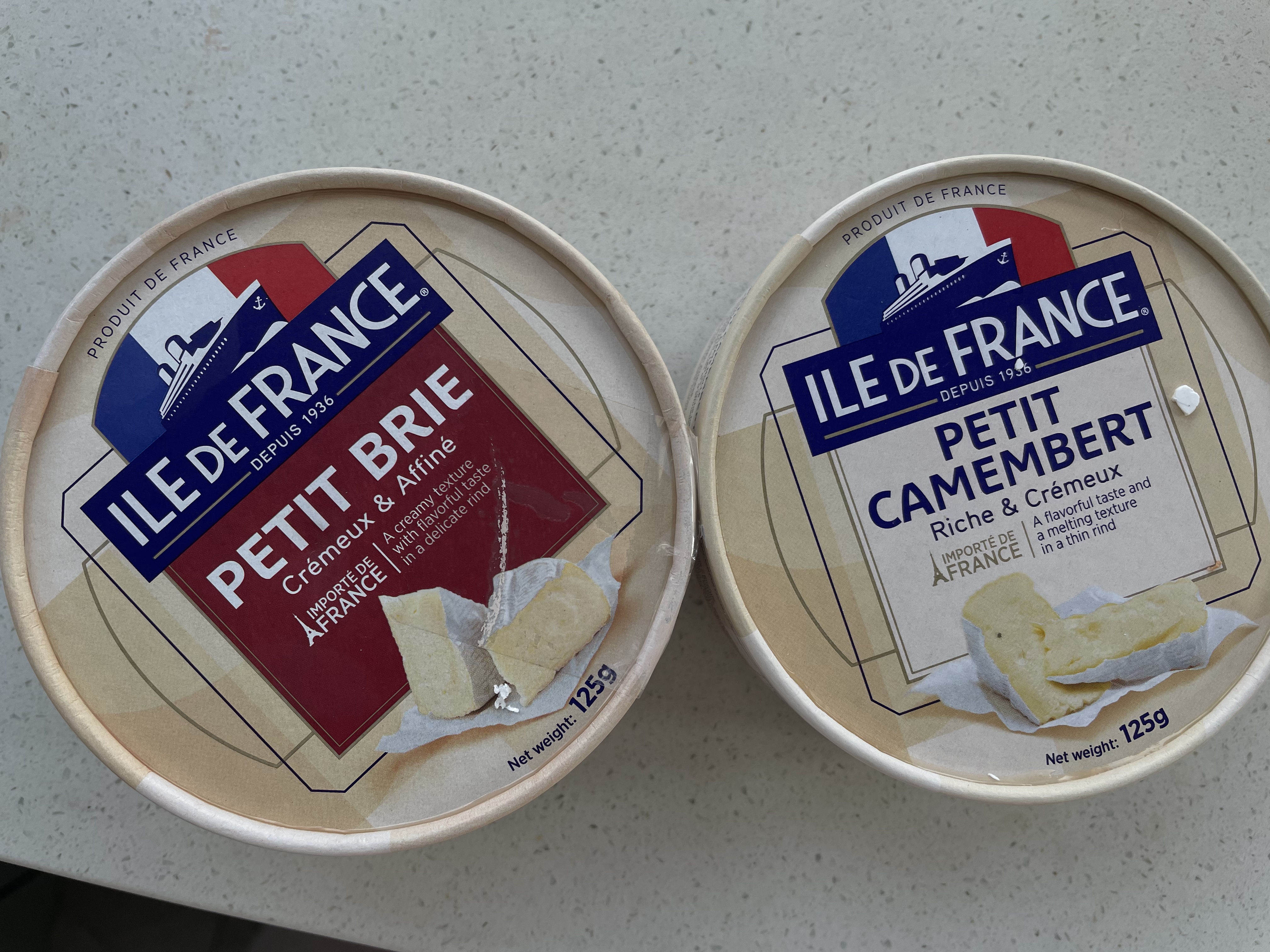 ILE DE FRANCE法兰希 法国进口小布里奶酪125g*2+小金文125g*1 实拍图