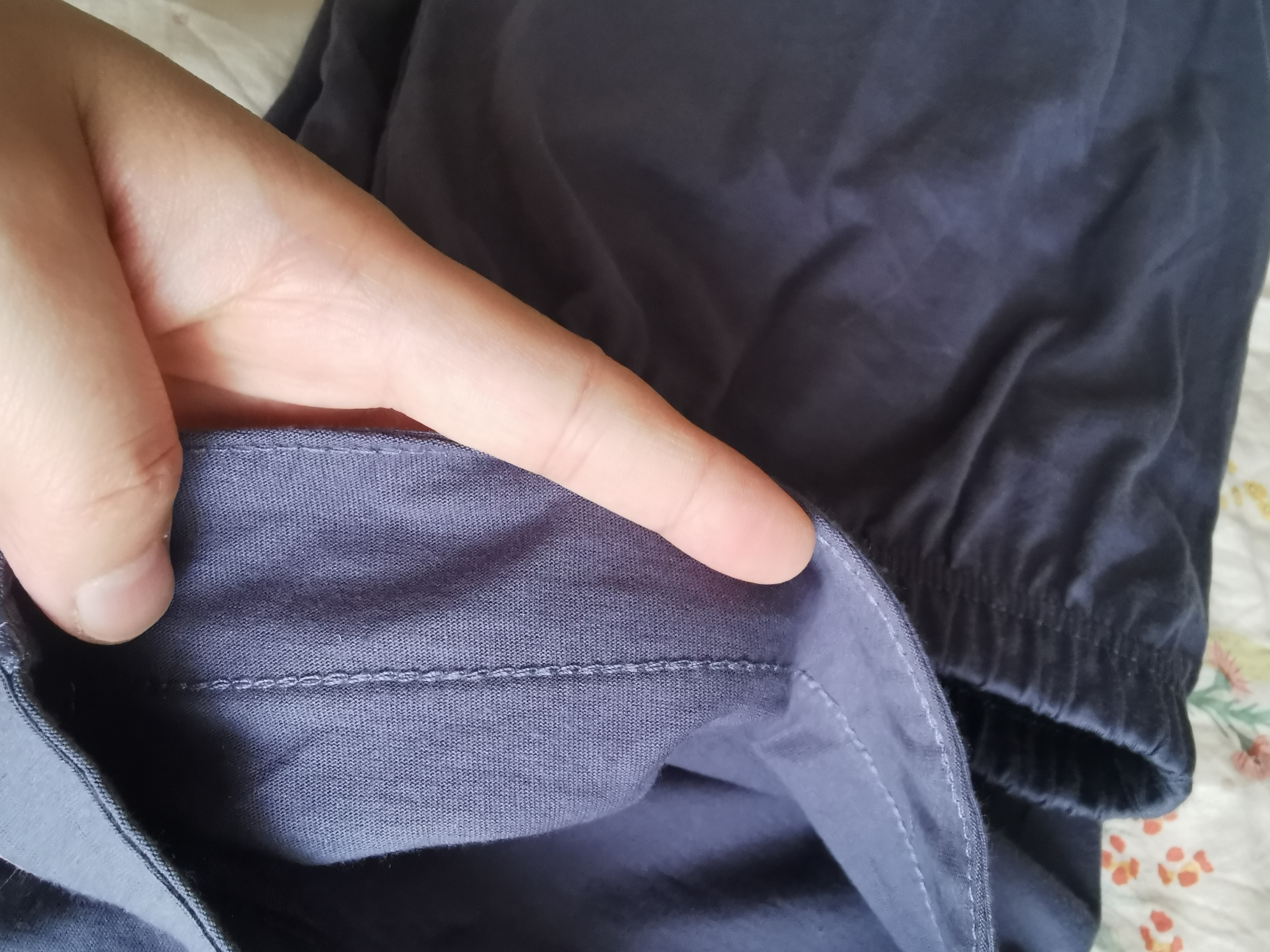 芬腾可安（FENTENGCARE）男士睡衣男春秋季100%纯棉长袖长裤开衫翻领休闲可外穿家居服QH 实拍图