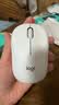罗技（Logitech）M221 轻音鼠标 无线鼠标 办公鼠标 对称鼠标 带无线微型接收器 米白色 实拍图