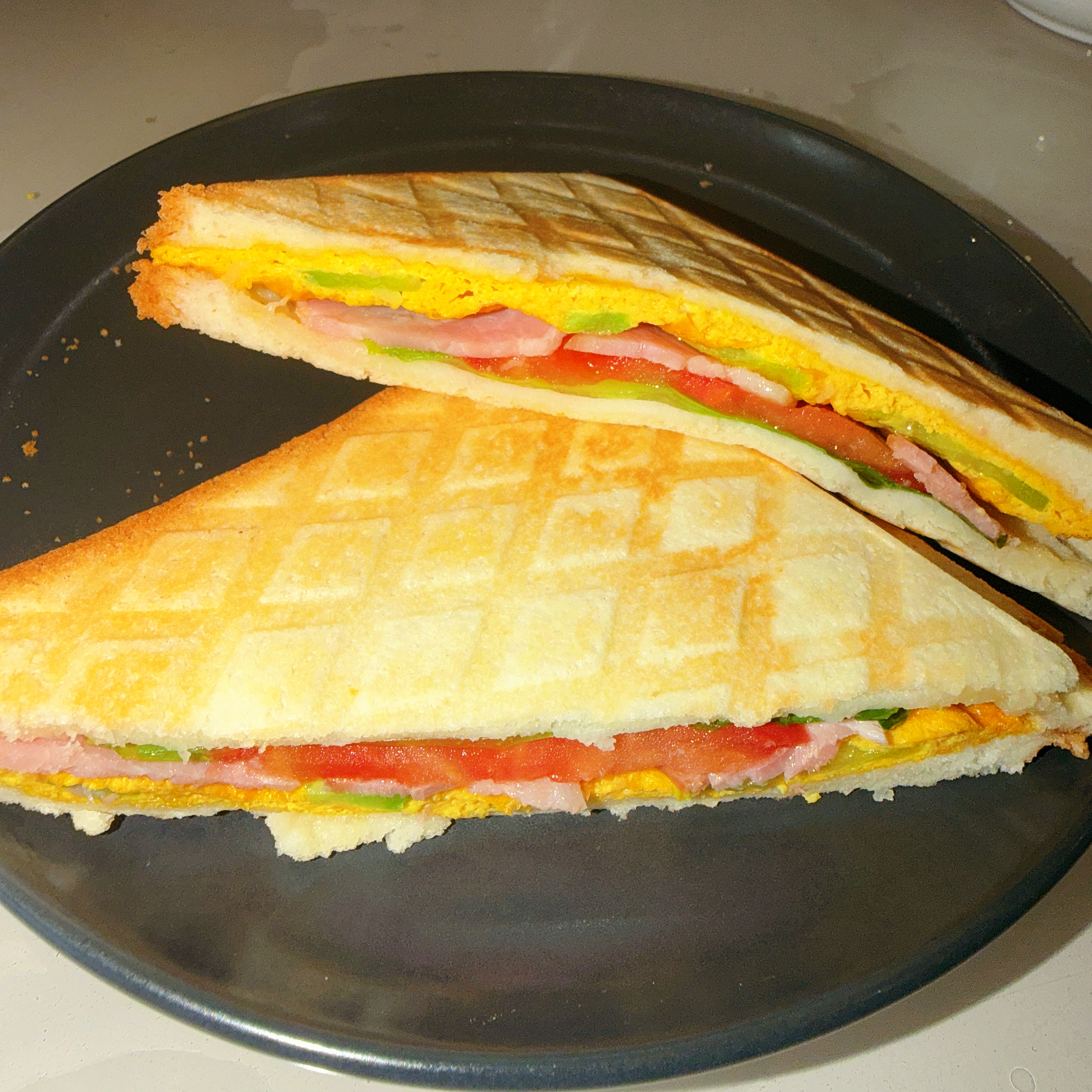 olayks立时 华夫饼机三明治机早餐机多功能可拆洗家用烤面包片机吐司机小型电饼铛 实拍图