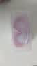 匹克连体耳塞儿童泳镜男女童大框高清防雾防水透明游泳眼镜装备 粉紫 实拍图