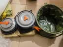 原始人 露营炊具户外锅具装备便携野外野营套锅用品 【食品级铝合金款】1.6L烧水壶（配收纳袋） 实拍图