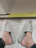 华美健步居家情侣凉拖加厚拖鞋防滑静音马卡龙男女凉拖鞋HM618虾粉40-41码 实拍图