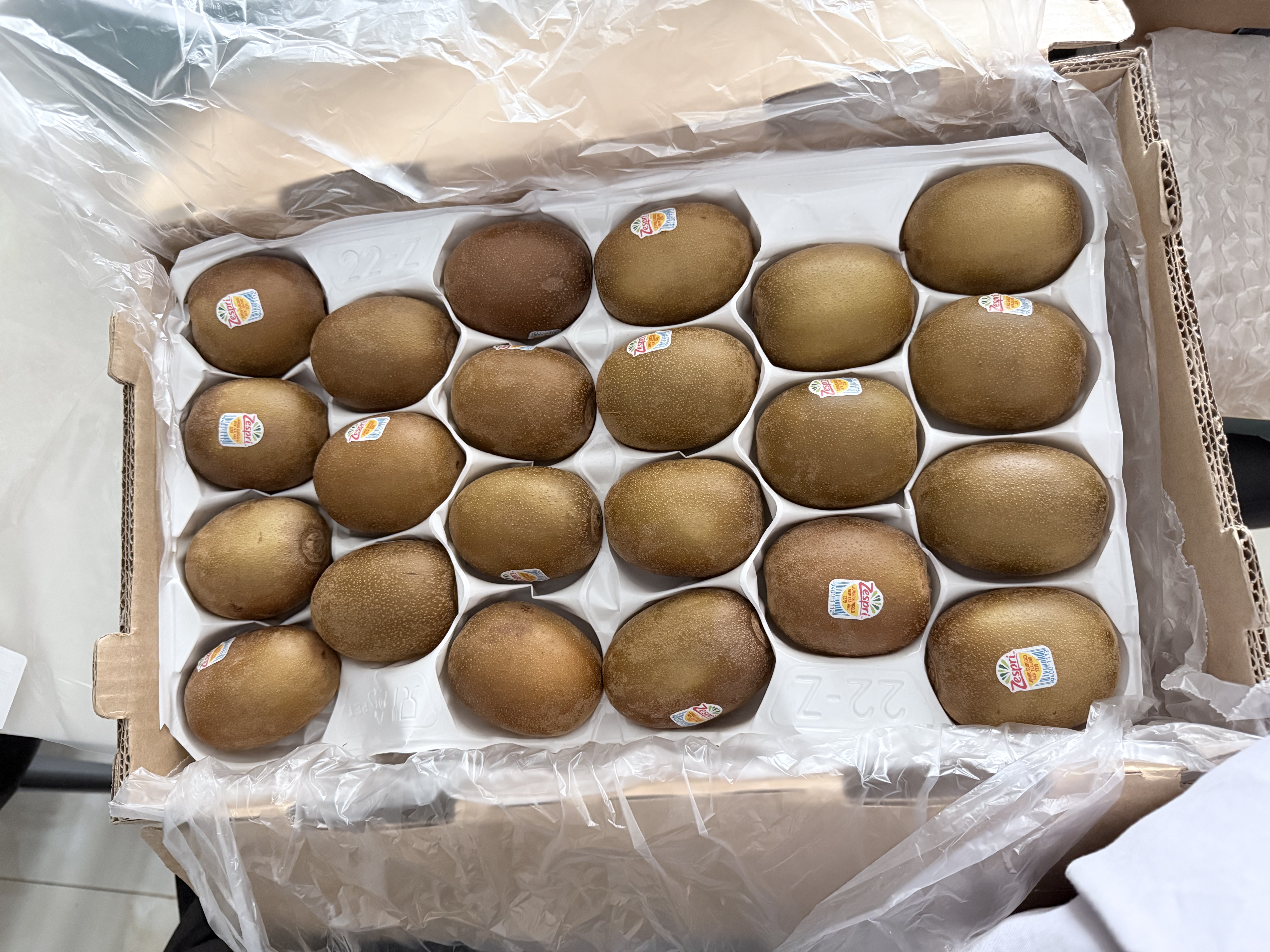 佳沛（zespri）新西兰金奇异果22粒巨大原箱146-175g猕猴桃水果礼盒 实拍图